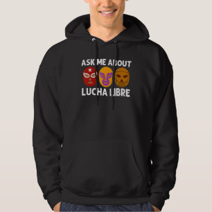 Coole Lucha Libre voor mannen vrouwen Luchador Mex Hoodie