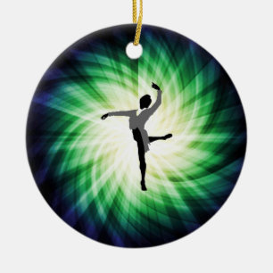 Coole mannelijke danser keramisch ornament