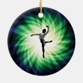 Coole mannelijke danser keramisch ornament (Achterkant)