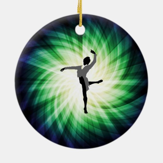 Coole mannelijke danser keramisch ornament (Achterkant)