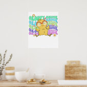 coole meid (2), retro, vintage poster (Keuken)