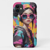 coole meid Case-Mate iPhone case (Achterkant)