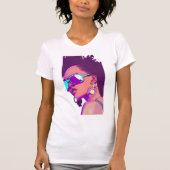 Coole meid t-shirt (Voorkant)