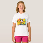 Coole meid t-shirt (Voorkant volledig)