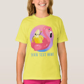 coole meiden strand banana voegt tekst toe t-shirt (Voorkant)