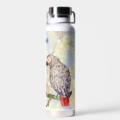 Coole mensen hebben parkieten waterfles (Achterkant)