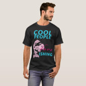 coole mensen houden van vissen t-shirt (Voorkant volledig)