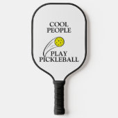 Coole mensen spelen Pickleball Paddle (Voorkant)