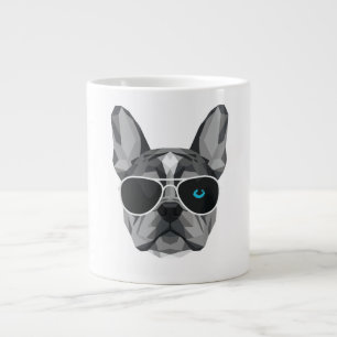 Coole Merle Frenchie Papa Franse Bulldog Grote Koffiekop