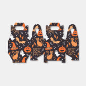 coole, met een gemengd patroon beklede halloween-p bedankdoosjes (Uitgevouwen)