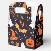 coole, met een gemengd patroon beklede halloween-p bedankdoosjes (Geopend)