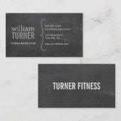 COOLE MODERNE eenvoudige tekst minimaal trendy kri Visitekaartje (Voorkant / Achterkant)