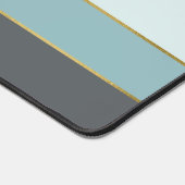 Coole moderne strepen gepersonaliseerd bureaumat (Hoek)