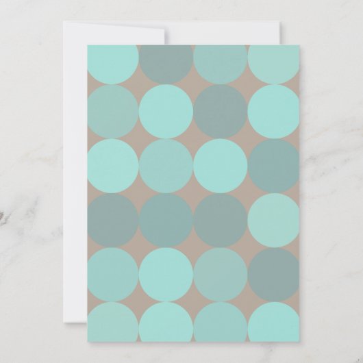 Coole moderne verjaardagsuitnodiging kaart (Achterkant)