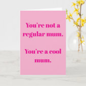 Coole moeder kaart (Gele Bloem)