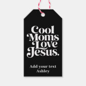 Coole moeders houden van Jezus Cadeaulabel (Voorkant)