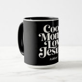 Coole moeders houden van Jezus Mok (Voorkant links)