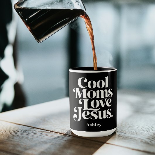 Coole moeders houden van Jezus Mok