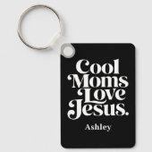 Coole moeders houden van Jezus Sleutelhanger (Voorkant)