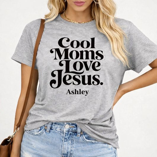 Coole moeders houden van Jezus T-shirt