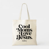 Coole moeders houden van Jezus Tote Bag (Achterkant)