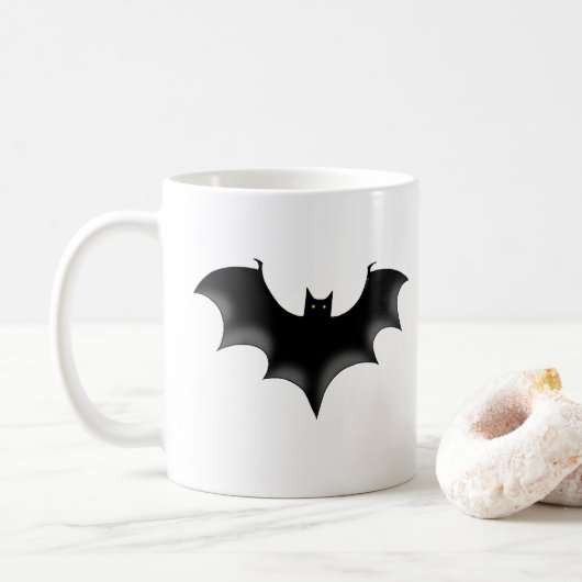 coole mok zwarte vleertkoffie (Met donut)