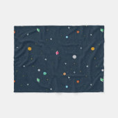 Coole mooie ruimte astronaut fleece deken (Voorkant (Horizontaal))