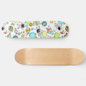 Coole mooie ruimte astronaut  persoonlijk skateboard (Horizontaal)