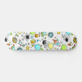 Coole mooie ruimte astronaut  persoonlijk skateboard (Horizontaal)
