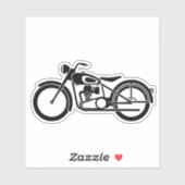 coole motorfiets sticker (Vel)