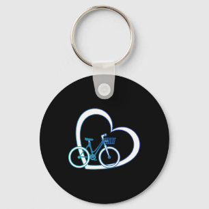 Coole mountainbike fietsen liefhebber tiener meisj sleutelhanger