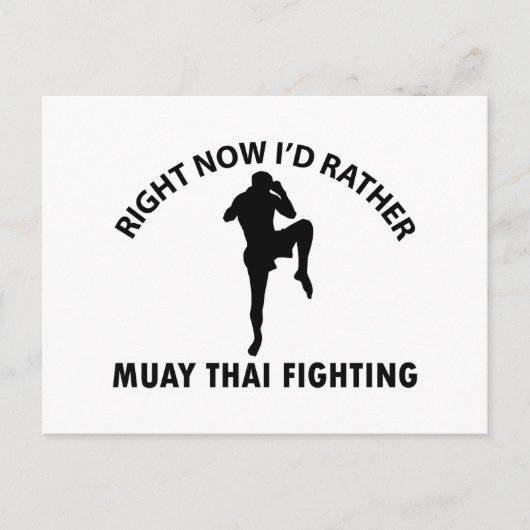coole Muay thai-design Briefkaart (Voorkant)