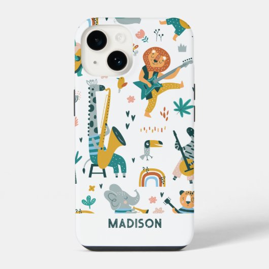 Coole muziekgroep iPhone hoesje (Achterkant)