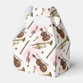 coole muziekliefhebber party bedankdoosjes (Achterkant)