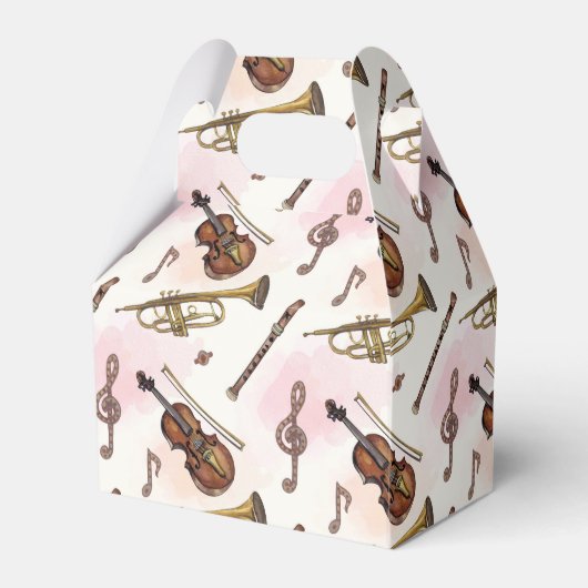 coole muziekliefhebber party bedankdoosjes (Voorkant Zijde)