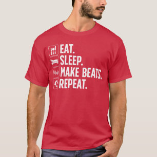 Coole muziekproducent voor mannen vrouwen DJ Beatm T-shirt