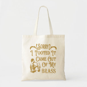 Coole muzikant uit mijn koperen saxofonist tote bag