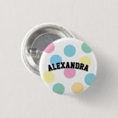Coole naam sjabloon  ronde button 3,2 cm (Voorkant /achterkant)