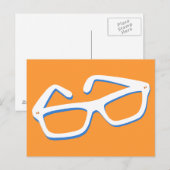 Coole Nerd Bril Briefkaart (Voorkant / Achterkant)