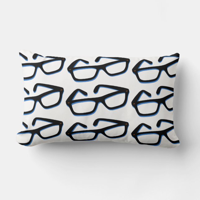 Coole Nerd Bril Kussen (Voorkant)