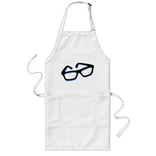 Coole Nerd Bril Lang Schort (Voorkant)