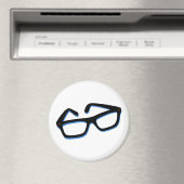 Coole Nerd Bril Magneet (Insitu (Vaatwasser))