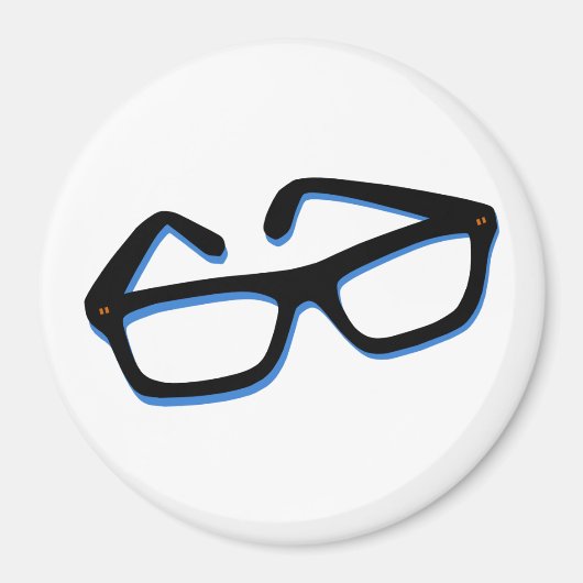 Coole Nerd Bril Magneet (Voorkant)