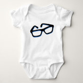 Coole Nerd Bril Romper (Voorkant)