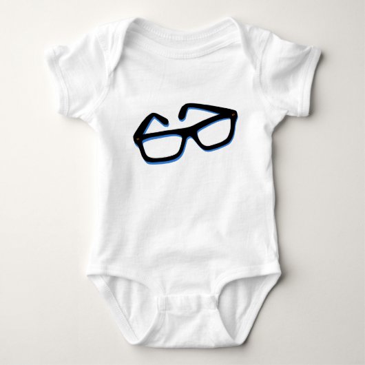 Coole Nerd Bril Romper (Voorkant)