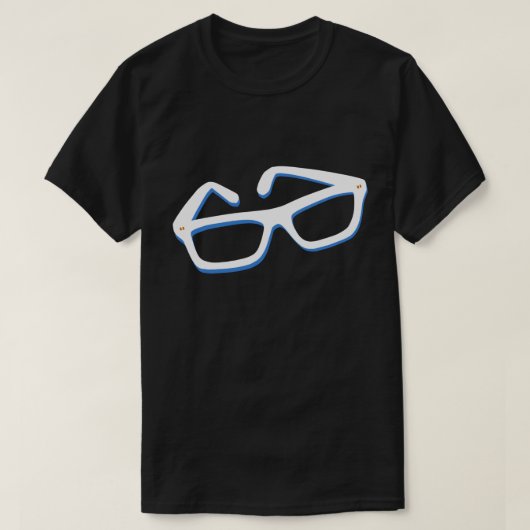 Coole Nerd Bril T-shirt (Design voorkant)