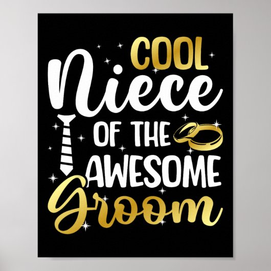 Coole nicht van de bruidegom Nicht bruidegom's nic Poster (Voorkant)