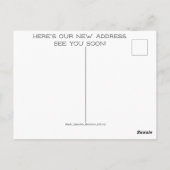 Coole nieuwe locatie! Briefkaart (Achterkant)