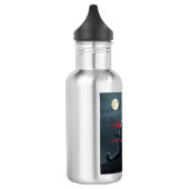 Coole Ninja Kat Aesthetiek en grappige stealth kat Waterfles (Links)