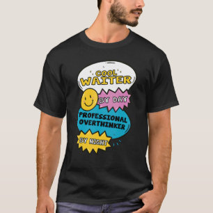 Coole ober overdag professionele overdenker 's nac t-shirt